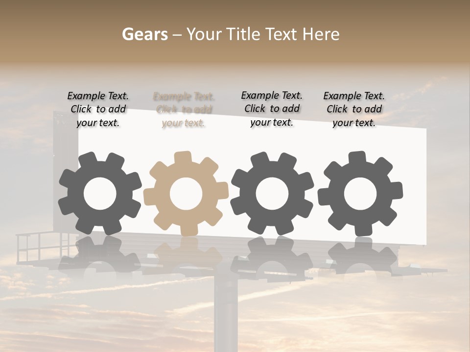 Sign City Advert PowerPoint Template