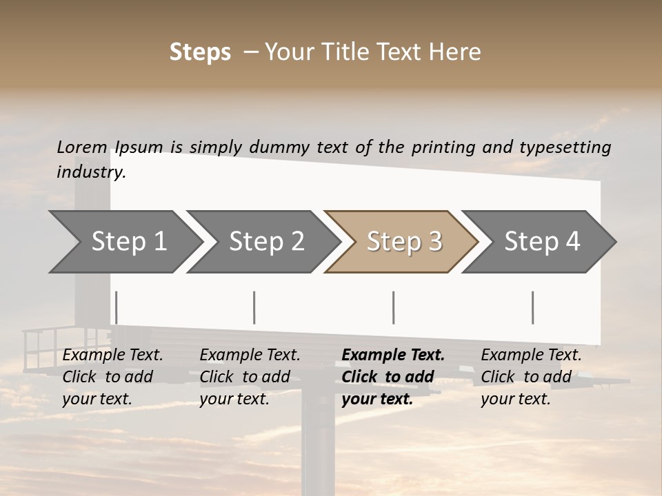 Sign City Advert PowerPoint Template