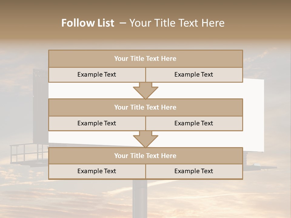 Sign City Advert PowerPoint Template