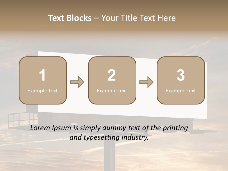 Sign City Advert PowerPoint Template