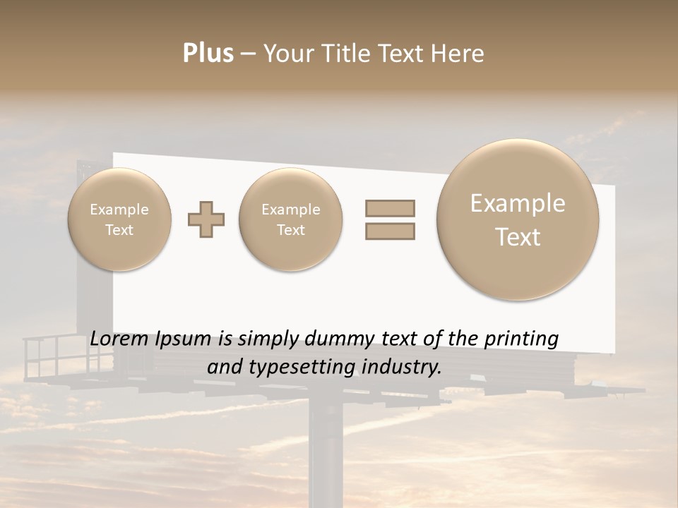 Sign City Advert PowerPoint Template