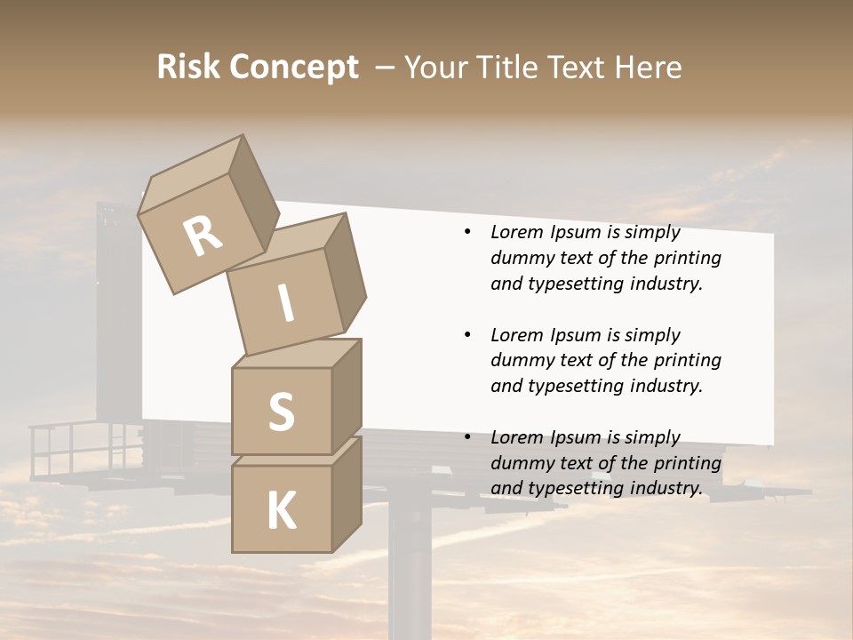 Sign City Advert PowerPoint Template