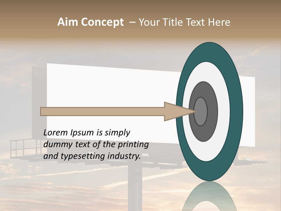 Sign City Advert PowerPoint Template