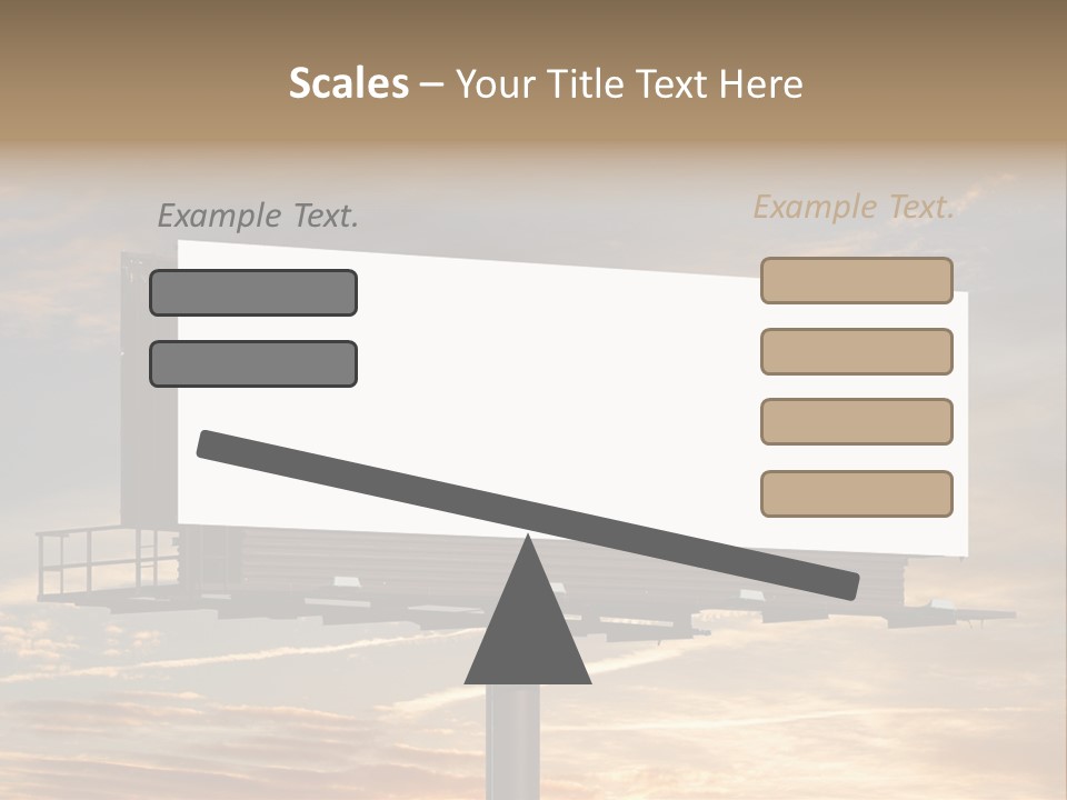 Sign City Advert PowerPoint Template
