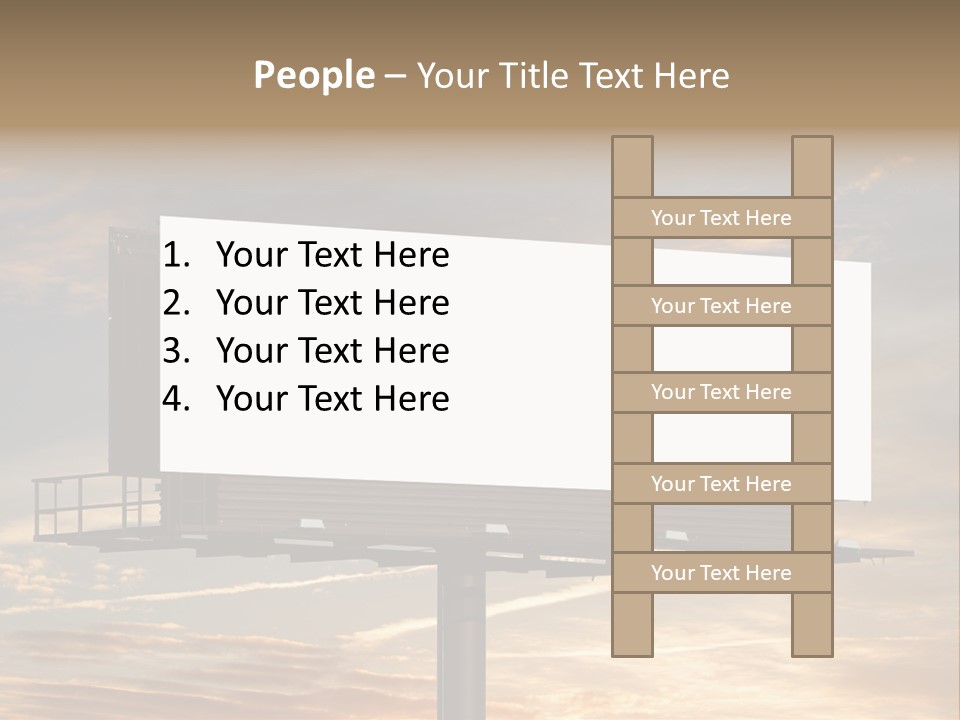 Sign City Advert PowerPoint Template