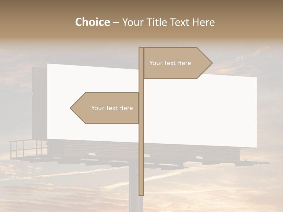 Sign City Advert PowerPoint Template