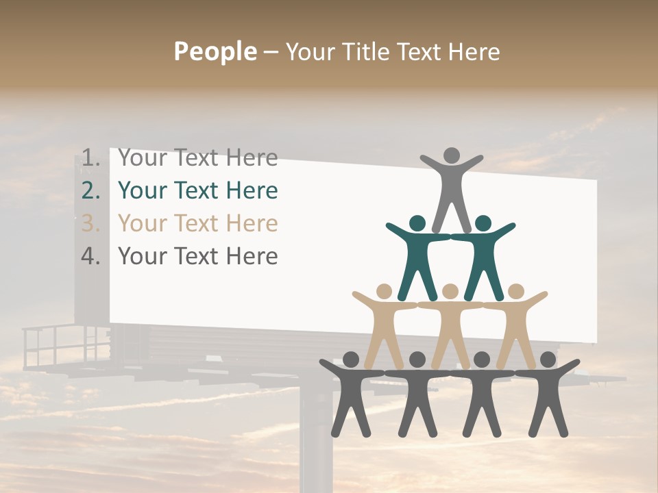 Sign City Advert PowerPoint Template