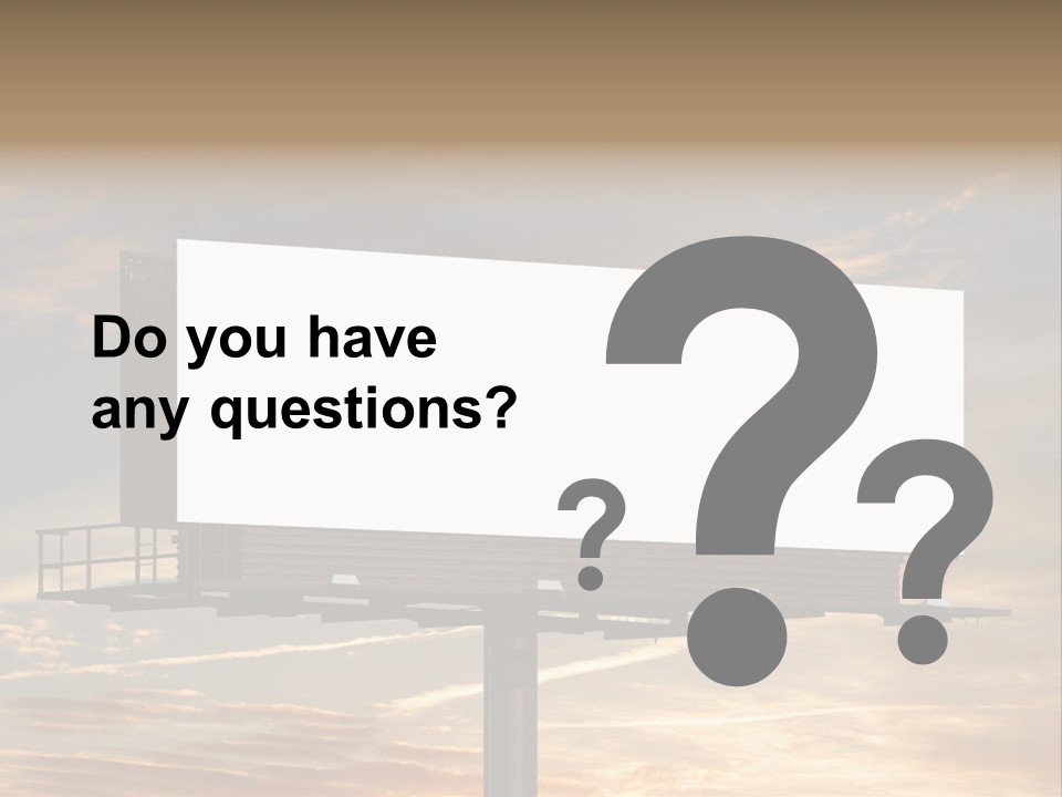 Sign City Advert PowerPoint Template