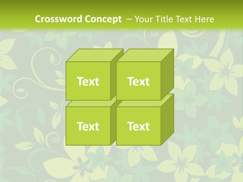 Deco Bouquet Clip PowerPoint Template