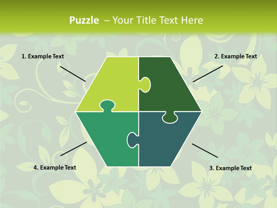 Deco Bouquet Clip PowerPoint Template