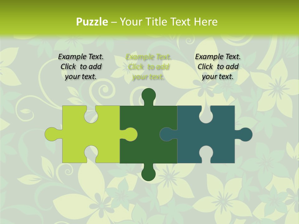 Deco Bouquet Clip PowerPoint Template