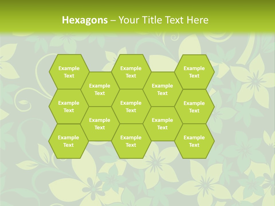 Deco Bouquet Clip PowerPoint Template