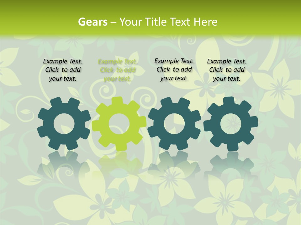 Deco Bouquet Clip PowerPoint Template