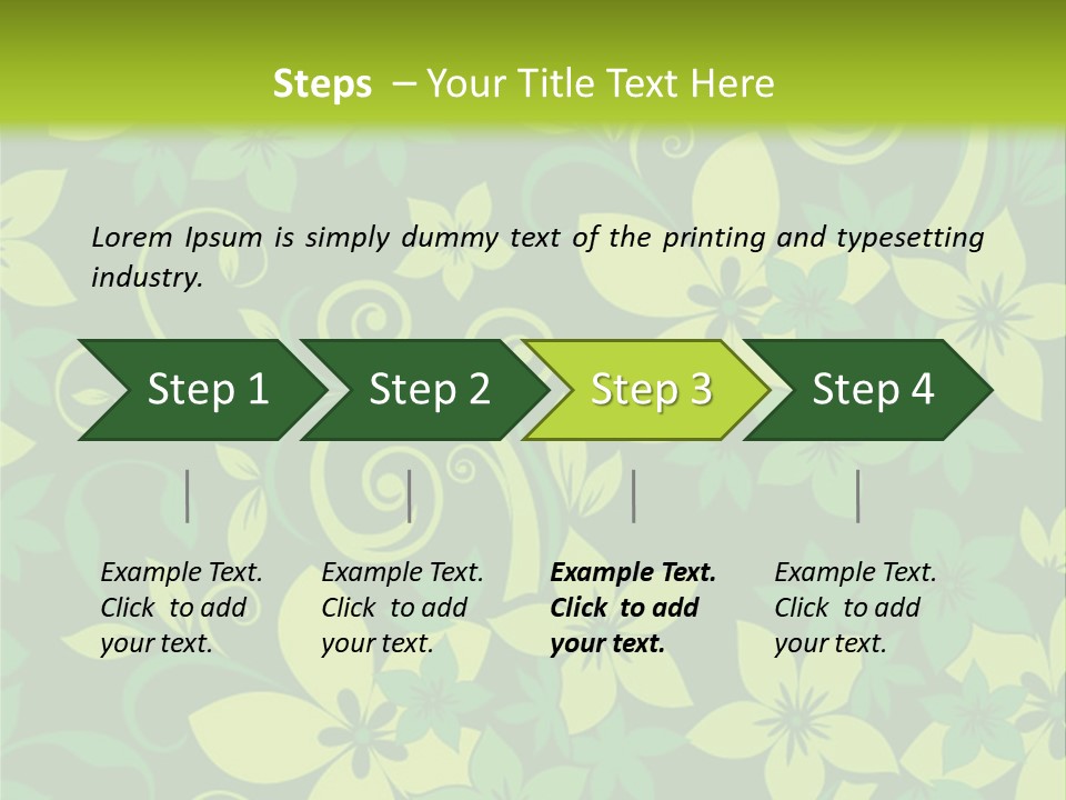 Deco Bouquet Clip PowerPoint Template