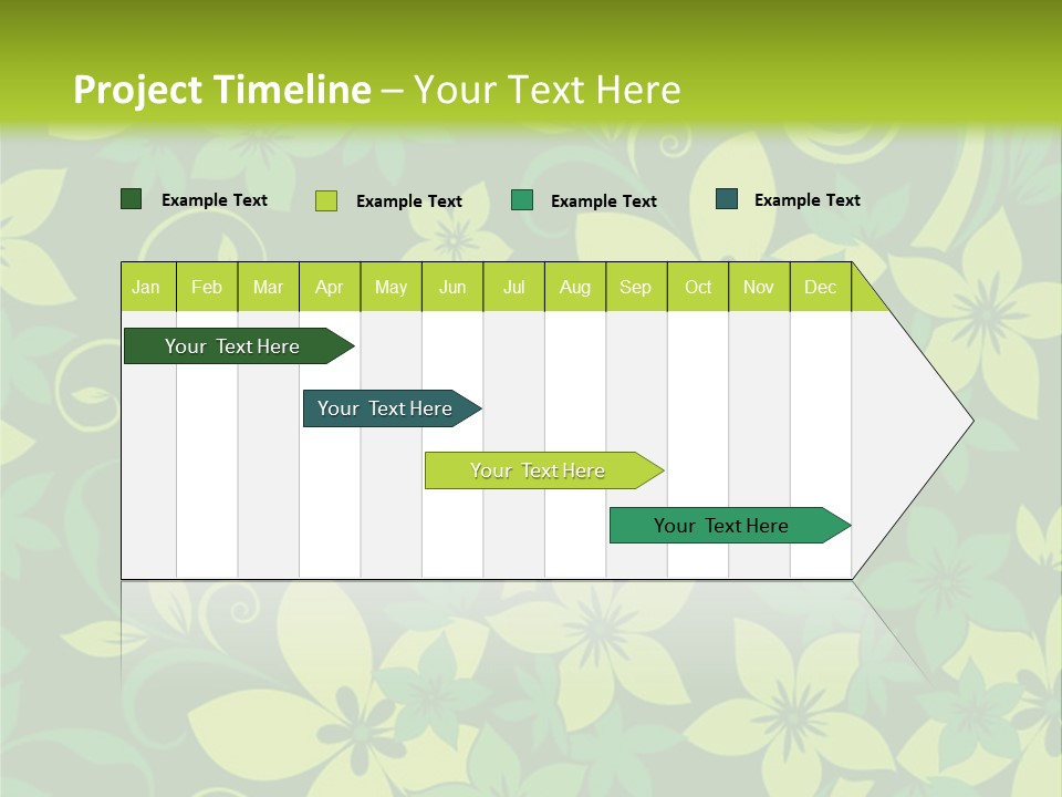 Deco Bouquet Clip PowerPoint Template