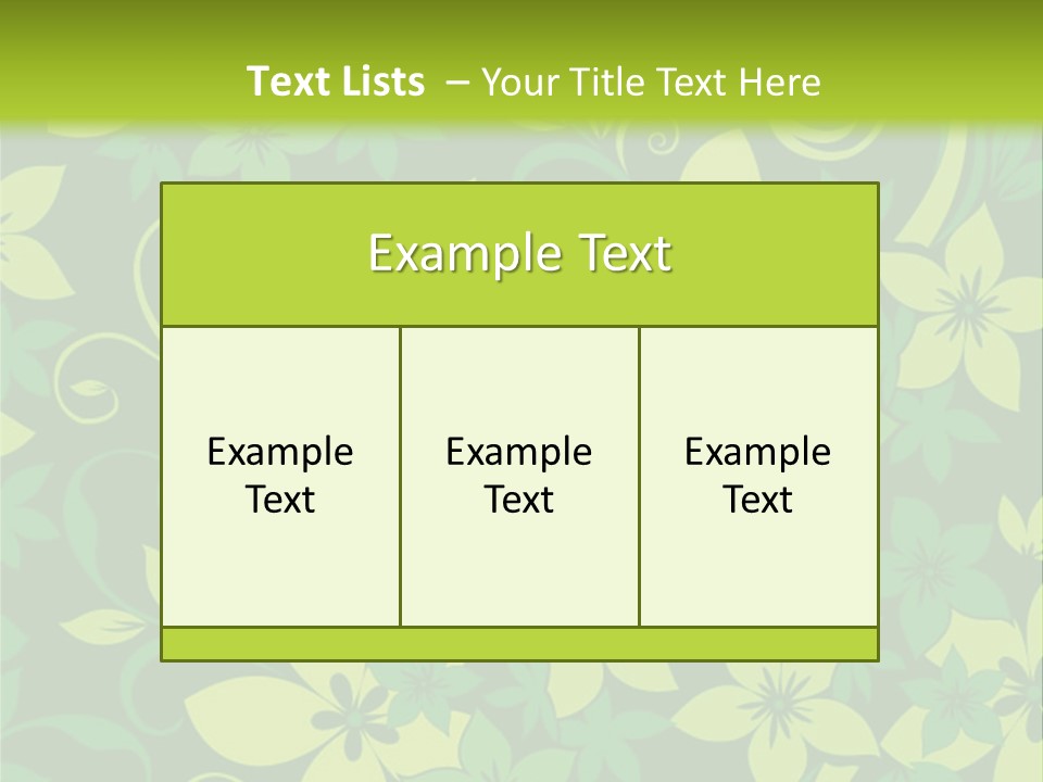 Deco Bouquet Clip PowerPoint Template