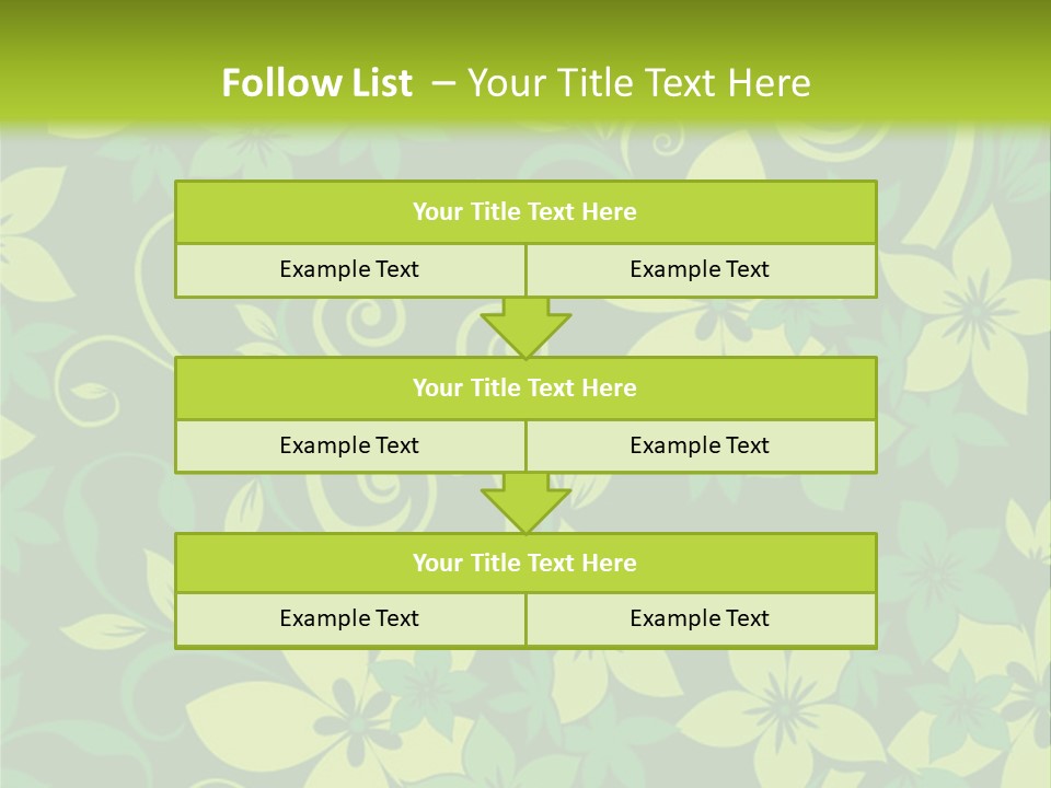 Deco Bouquet Clip PowerPoint Template