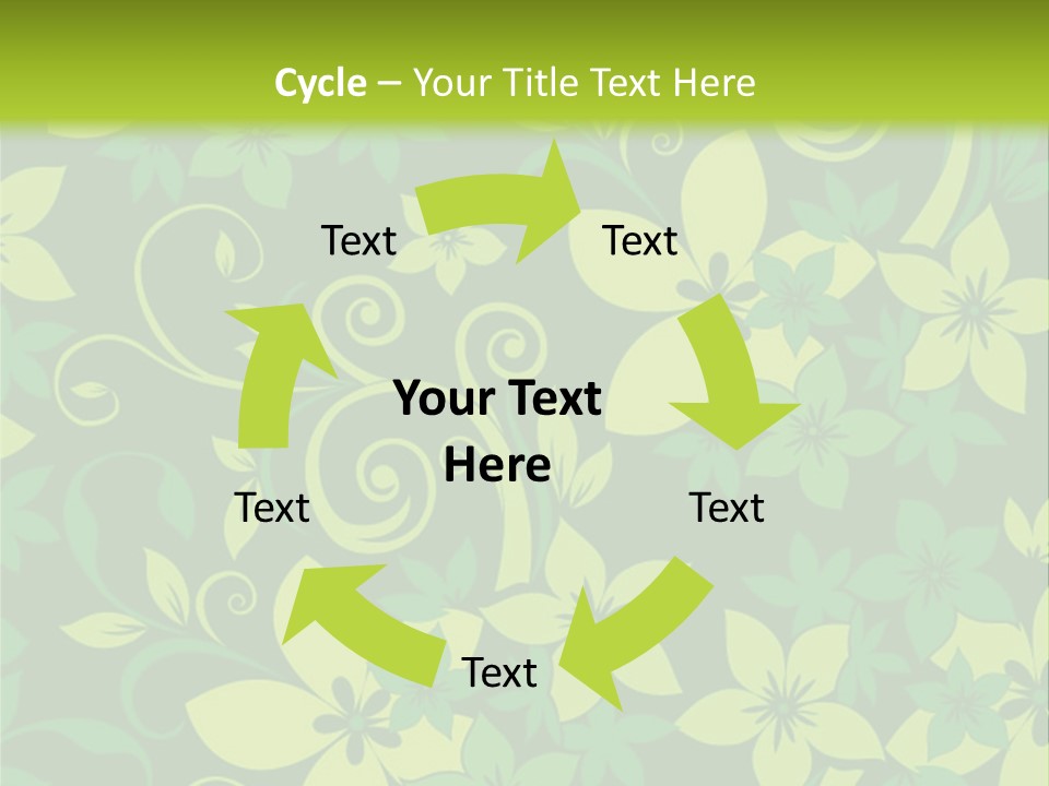 Deco Bouquet Clip PowerPoint Template