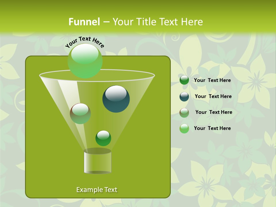 Deco Bouquet Clip PowerPoint Template