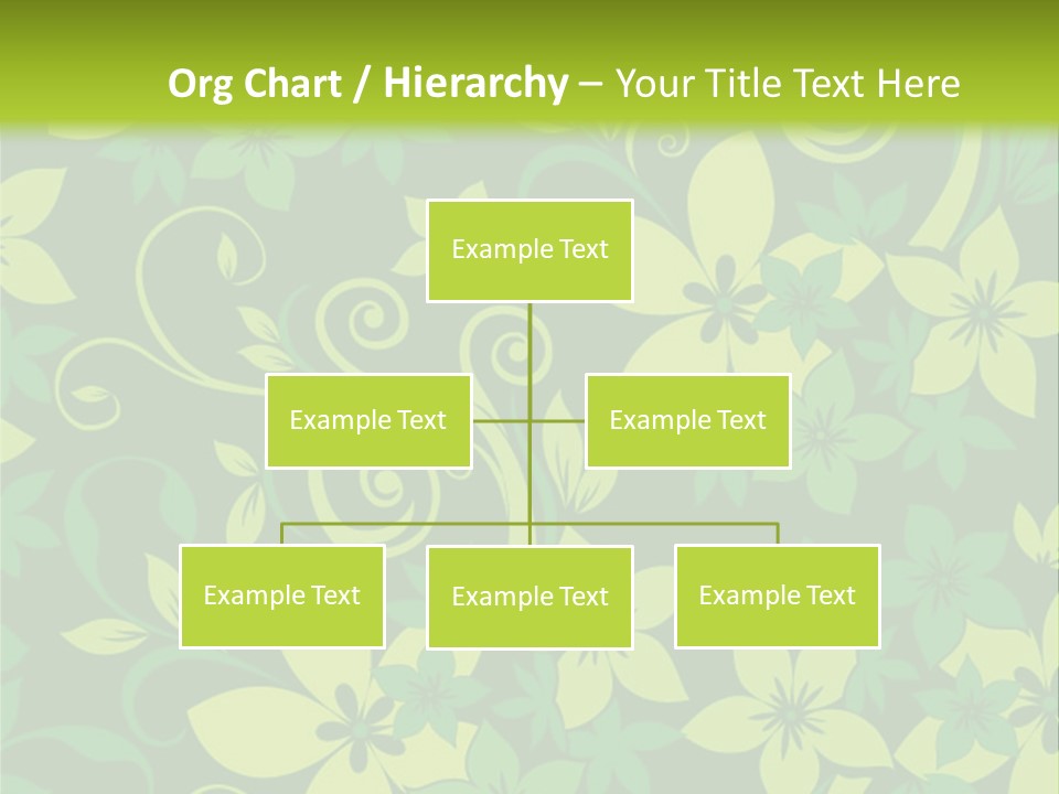 Deco Bouquet Clip PowerPoint Template