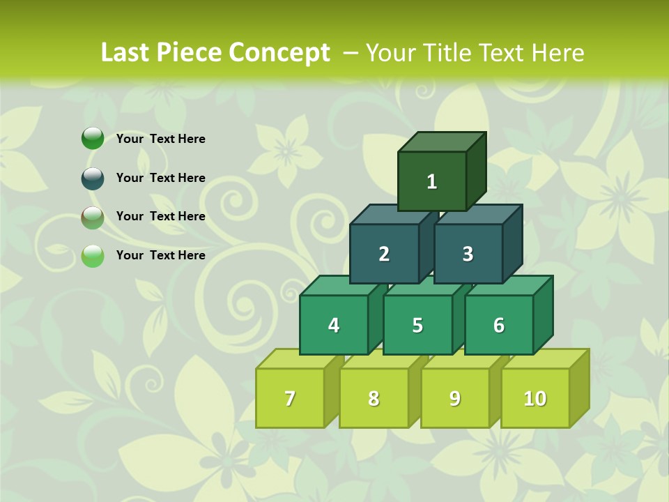 Deco Bouquet Clip PowerPoint Template