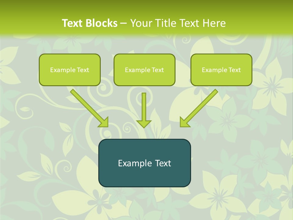 Deco Bouquet Clip PowerPoint Template