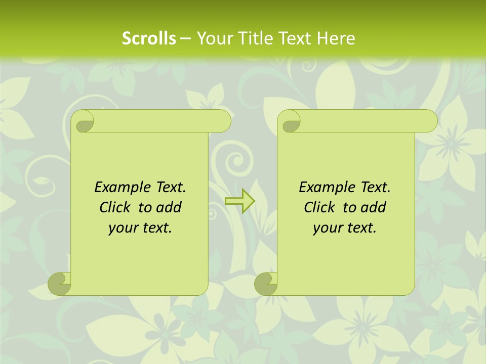 Deco Bouquet Clip PowerPoint Template