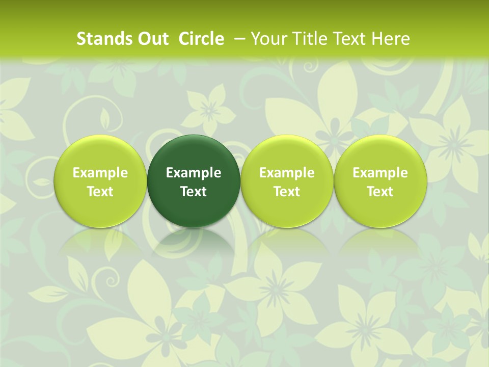 Deco Bouquet Clip PowerPoint Template