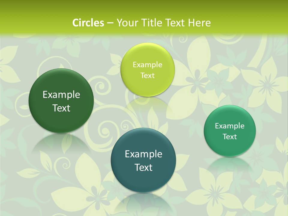 Deco Bouquet Clip PowerPoint Template