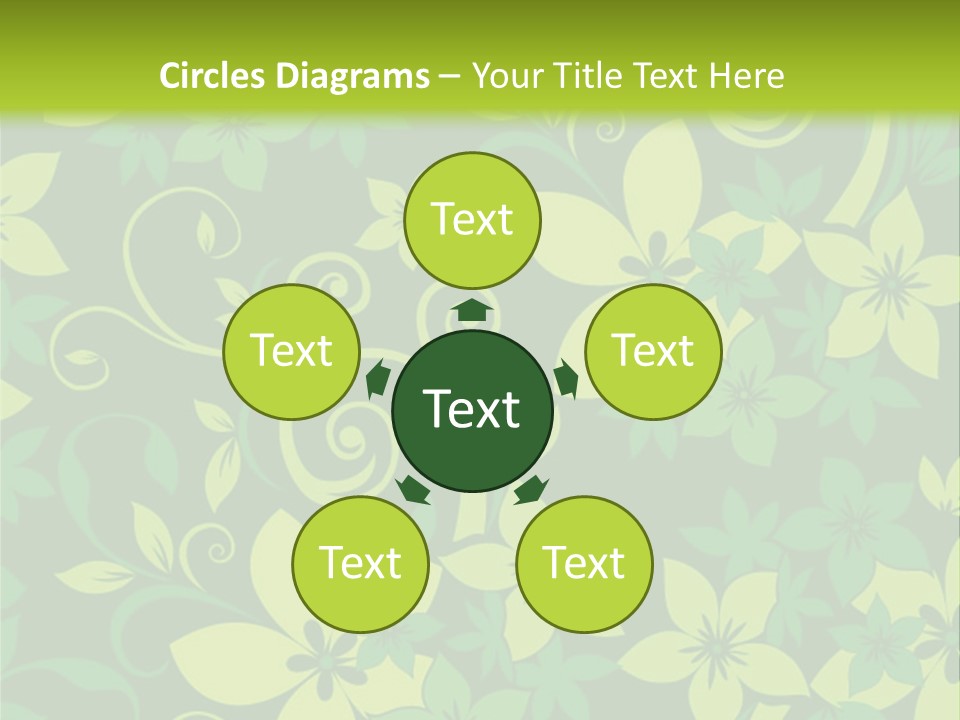 Deco Bouquet Clip PowerPoint Template