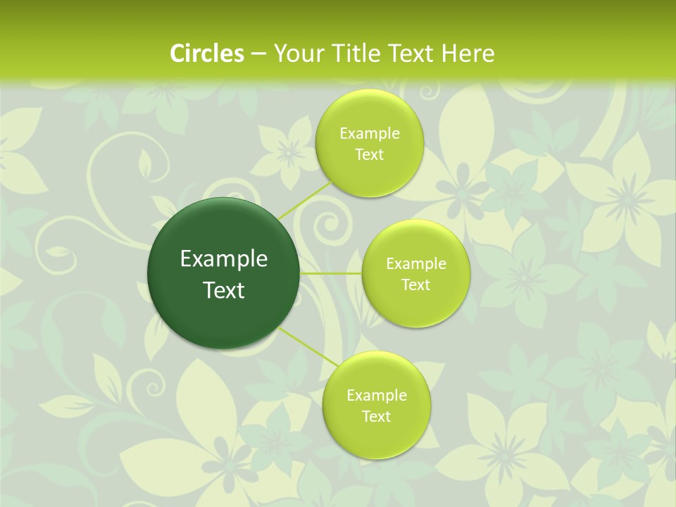 Deco Bouquet Clip PowerPoint Template