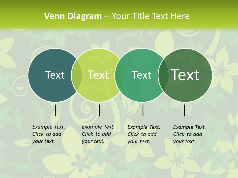 Deco Bouquet Clip PowerPoint Template