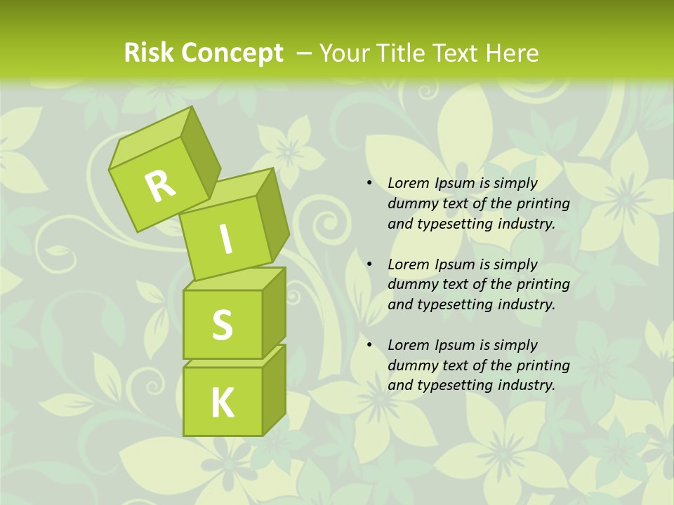 Deco Bouquet Clip PowerPoint Template