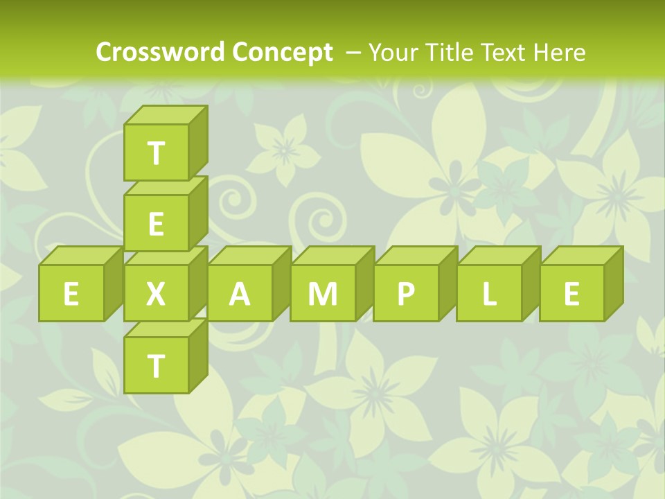 Deco Bouquet Clip PowerPoint Template