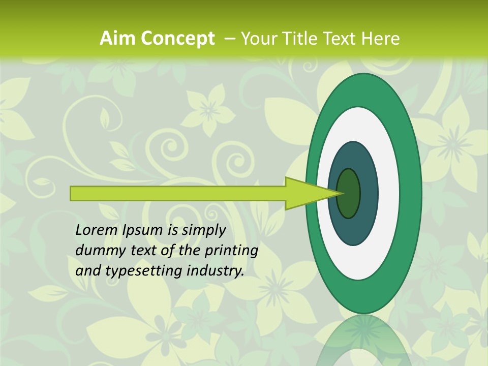 Deco Bouquet Clip PowerPoint Template