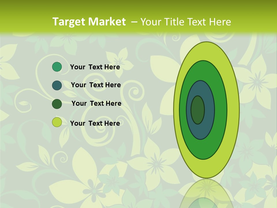 Deco Bouquet Clip PowerPoint Template