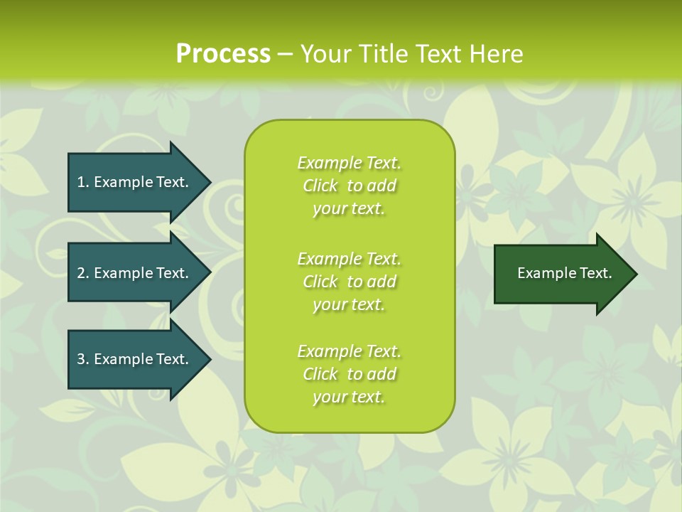 Deco Bouquet Clip PowerPoint Template
