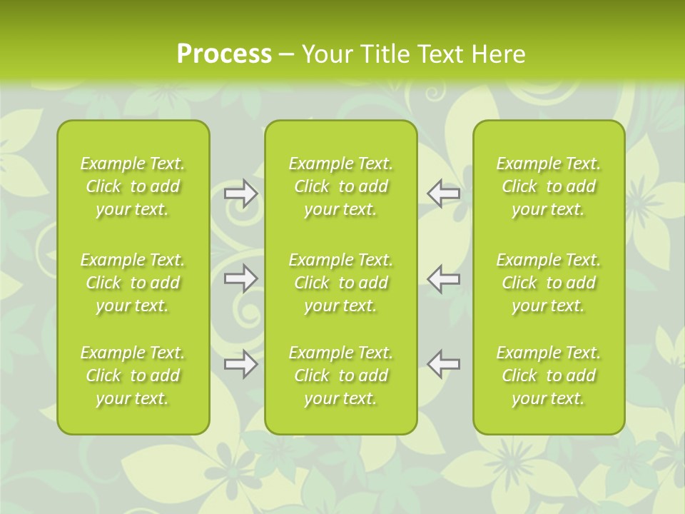Deco Bouquet Clip PowerPoint Template