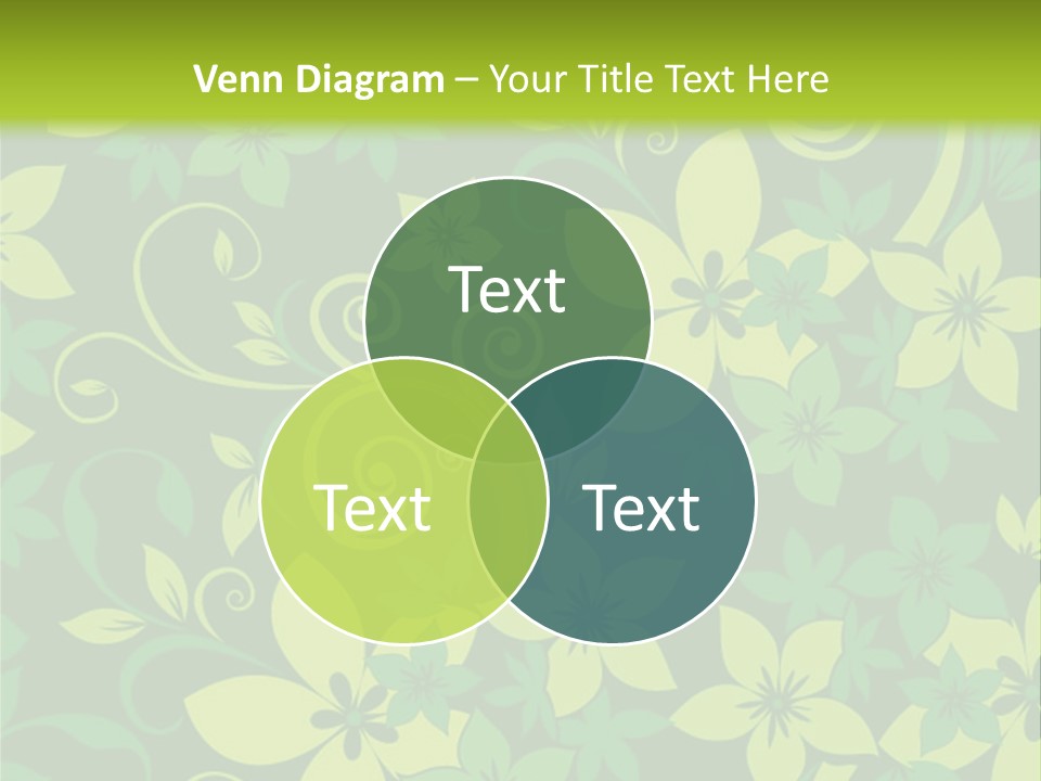 Deco Bouquet Clip PowerPoint Template