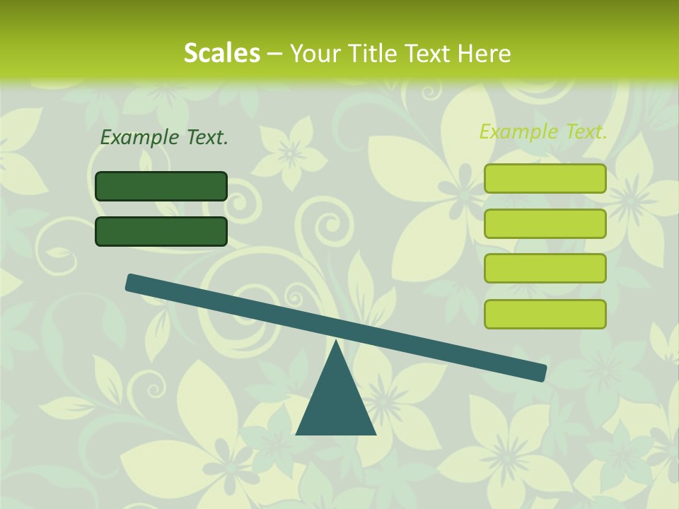 Deco Bouquet Clip PowerPoint Template