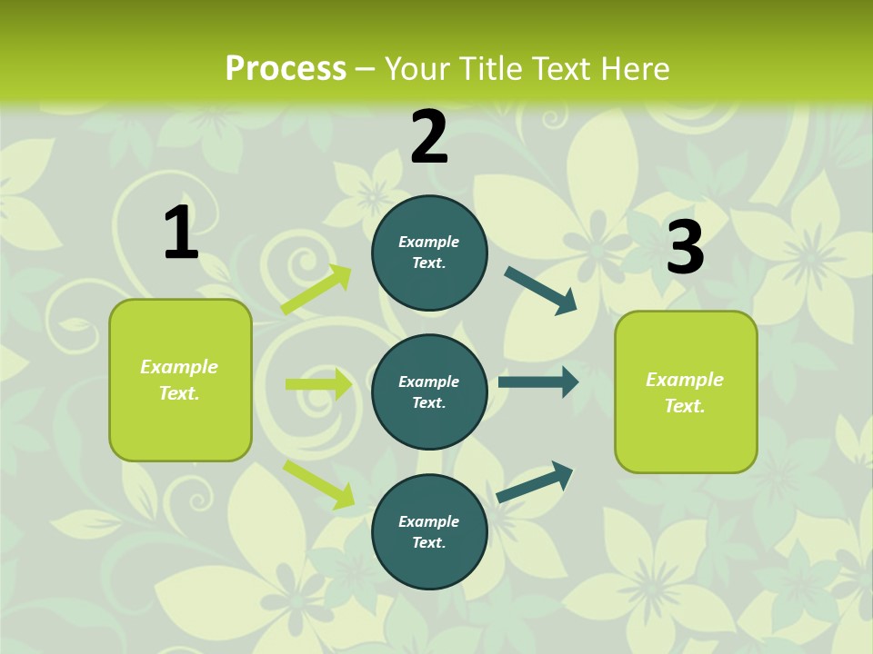 Deco Bouquet Clip PowerPoint Template