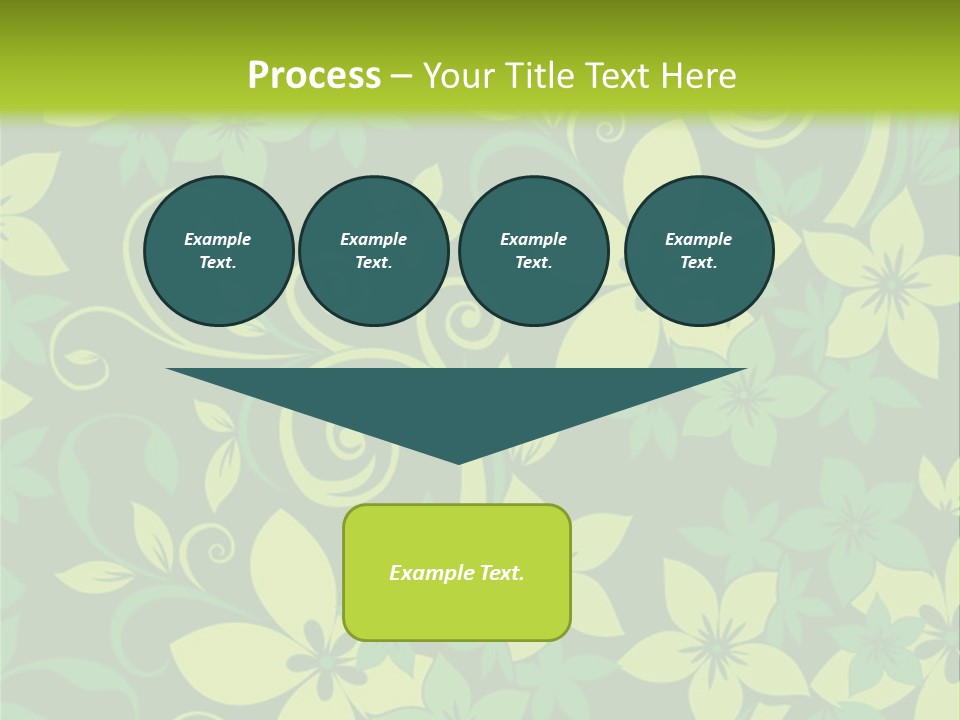 Deco Bouquet Clip PowerPoint Template