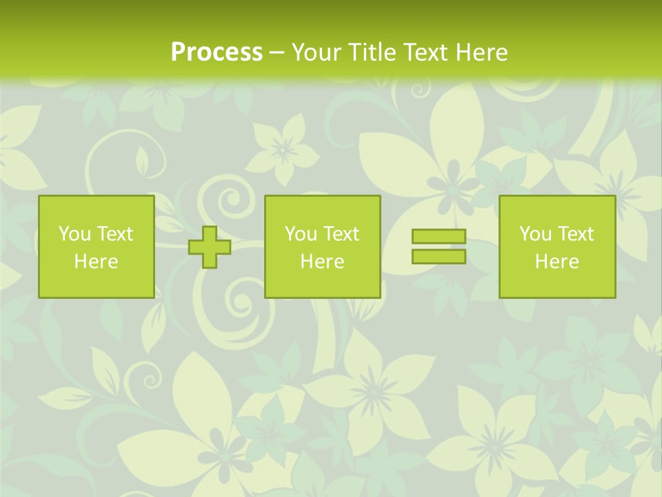 Deco Bouquet Clip PowerPoint Template