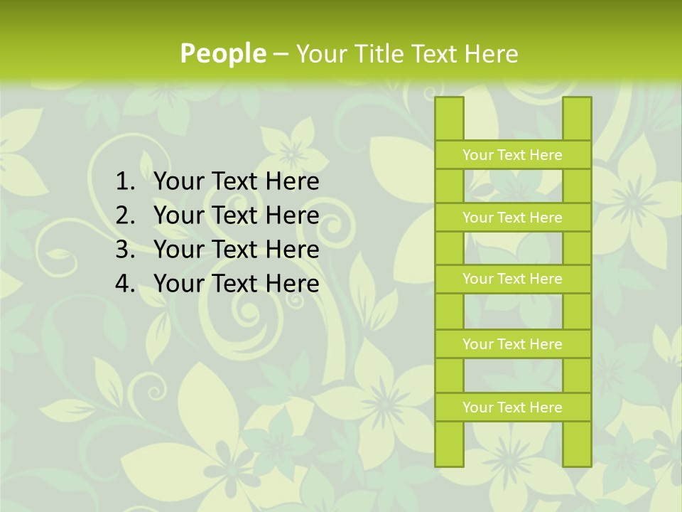 Deco Bouquet Clip PowerPoint Template