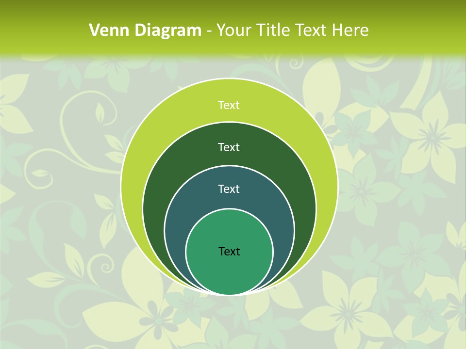 Deco Bouquet Clip PowerPoint Template