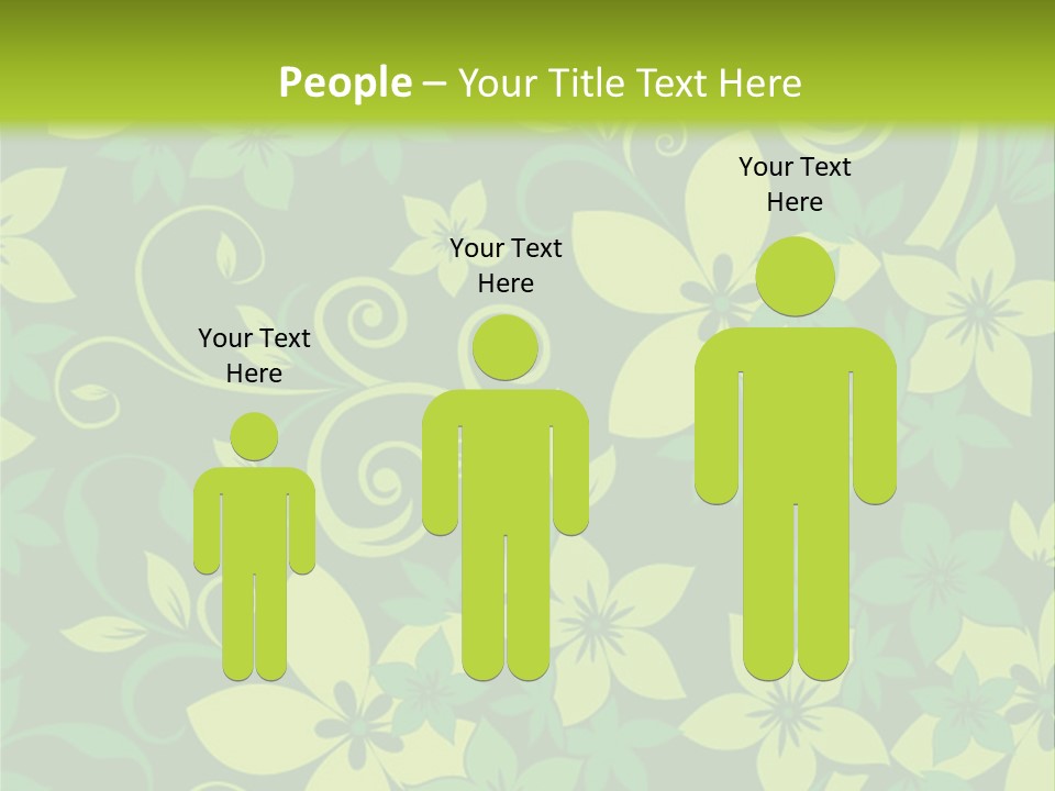 Deco Bouquet Clip PowerPoint Template