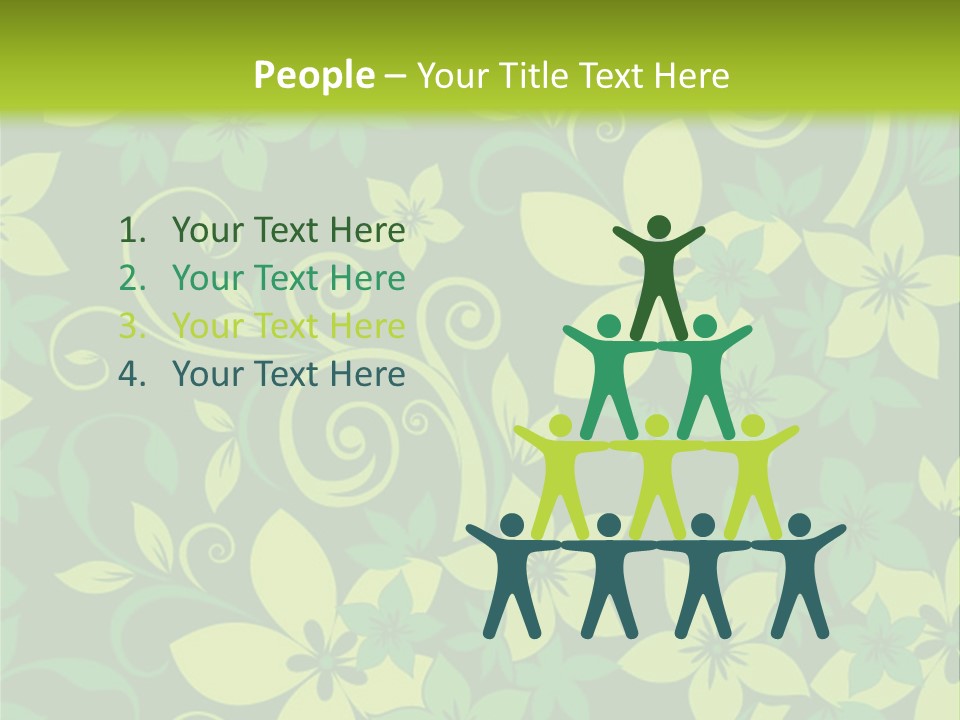 Deco Bouquet Clip PowerPoint Template