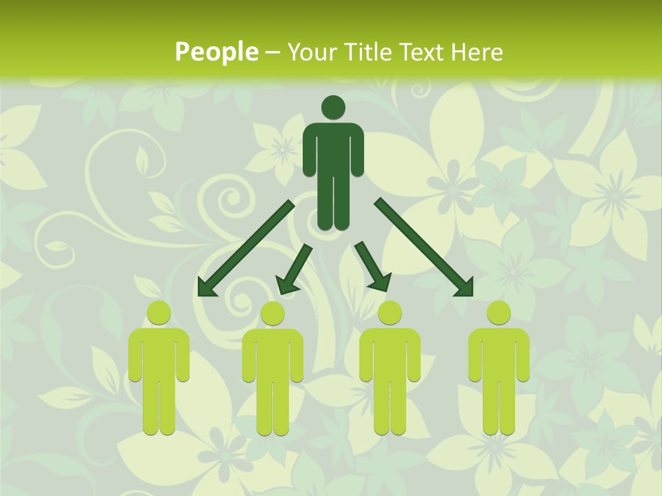 Deco Bouquet Clip PowerPoint Template