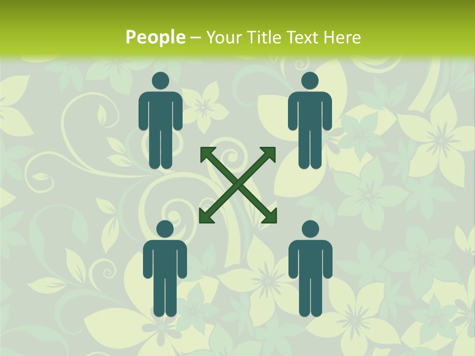 Deco Bouquet Clip PowerPoint Template