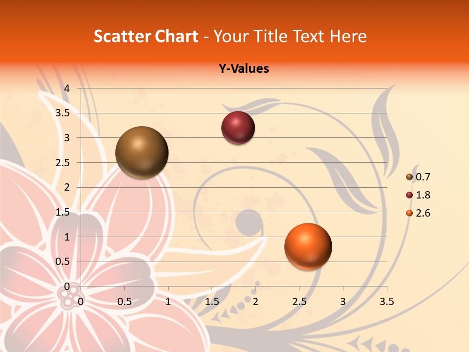 A Yellow And Red Flower Powerpoint Presentation PowerPoint Template